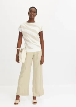 Pull en fine maille avec fil brillant