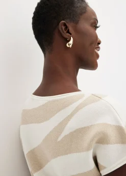 Pull en fine maille avec fil brillant