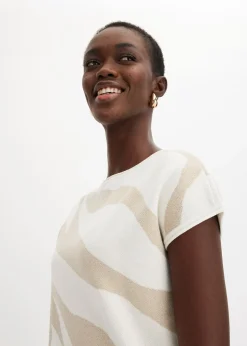 Pull en fine maille avec fil brillant