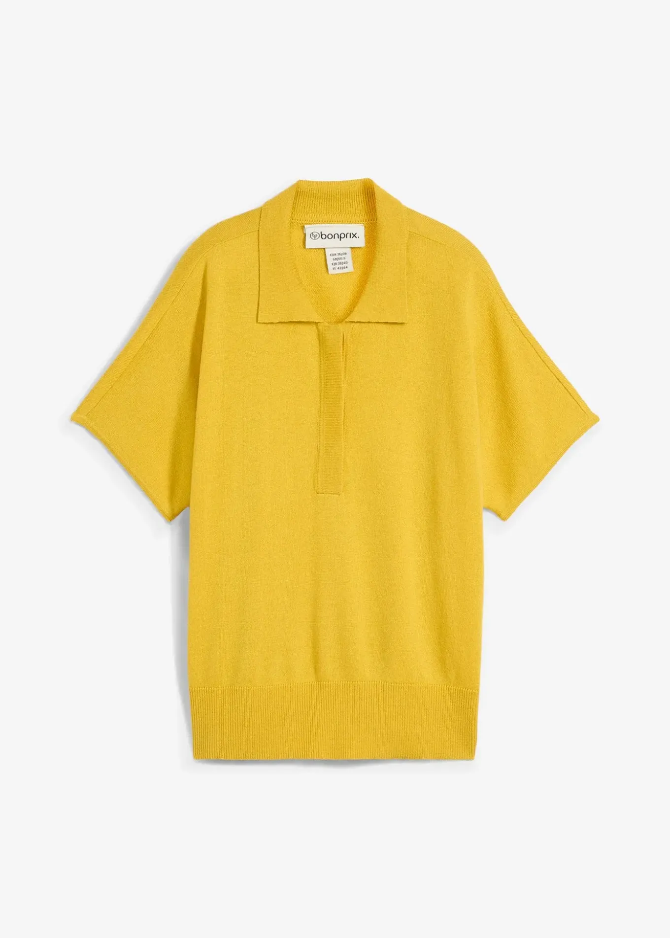 Pull en fine maille avec col polo