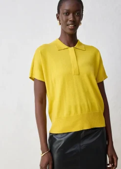 Pull en fine maille avec col polo