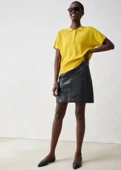 Pull en fine maille avec col polo