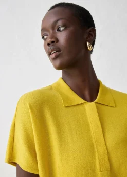 Pull en fine maille avec col polo