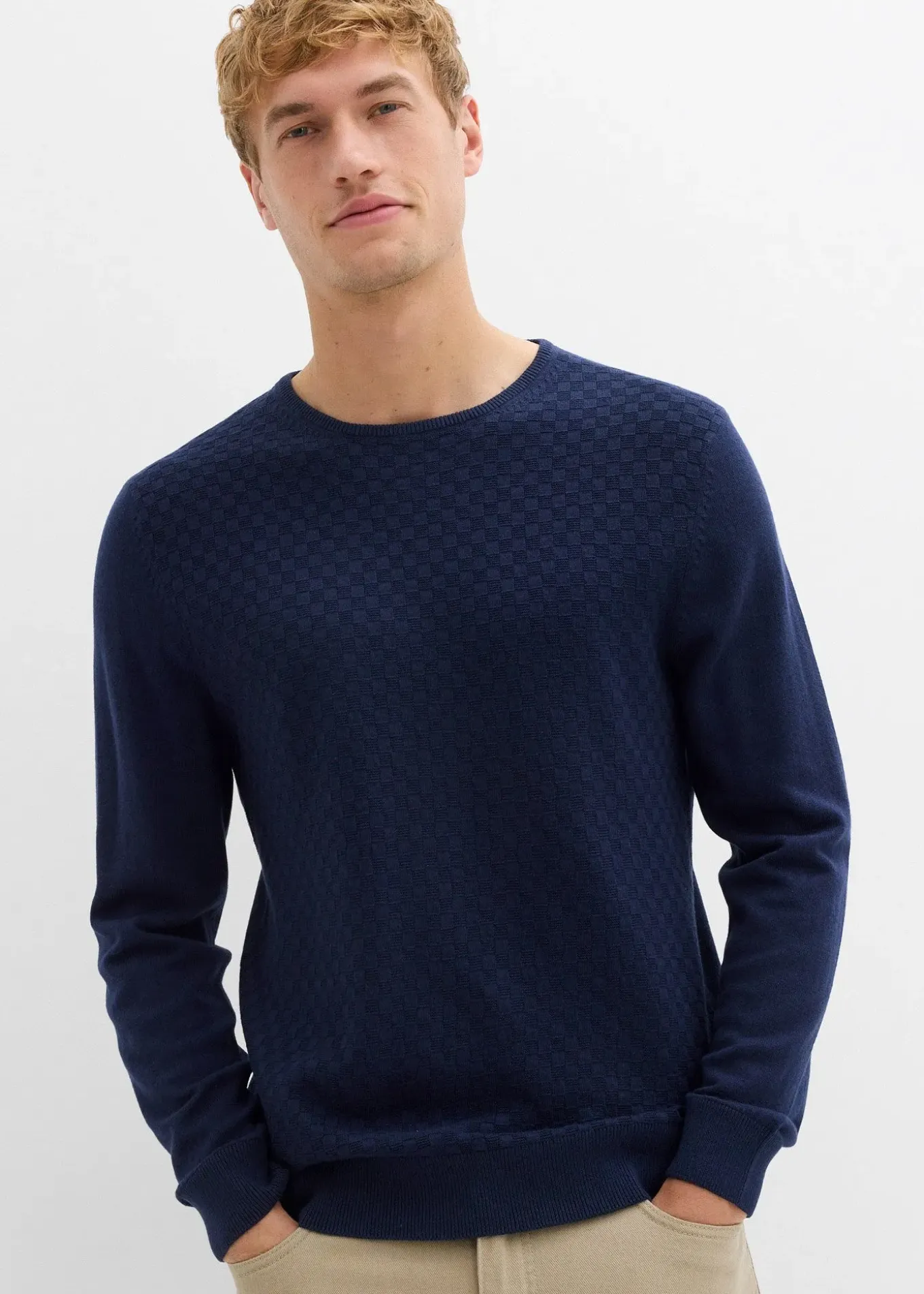 Pull en fine maille avec laine mérinos