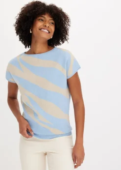 Pull en fine maille avec fil brillant