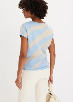 Pull en fine maille avec fil brillant