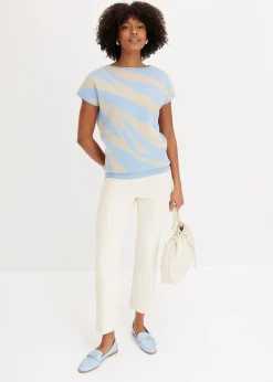 Pull en fine maille avec fil brillant