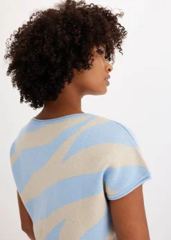 Pull en fine maille avec fil brillant