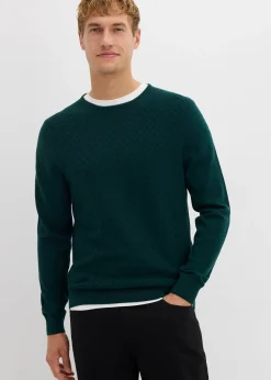 Pull en fine maille avec laine mérinos