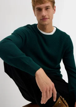 Pull en fine maille avec laine mérinos