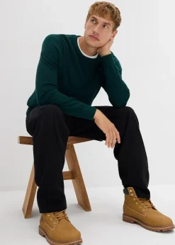 Pull en fine maille avec laine mérinos