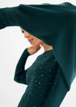 Pull en fine maille avec strass