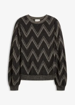 Pull en fine maille brillante