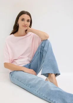 Pull en fine maille de coton mélangé