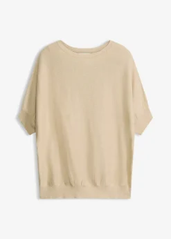 Pull en fine maille de coton mélangé