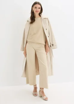 Pull en fine maille de coton mélangé