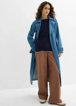 Pull en fine maille de coton mélangé