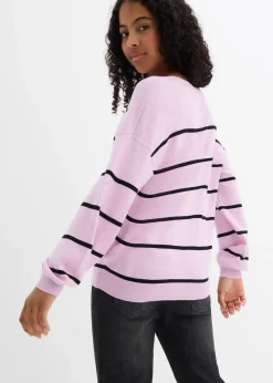 Pull en fine maille de viscose mélangée