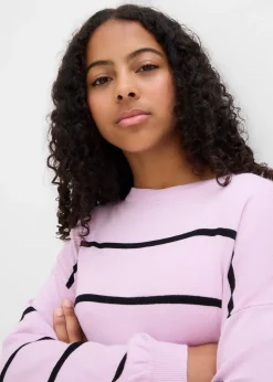 Pull en fine maille de viscose mélangée