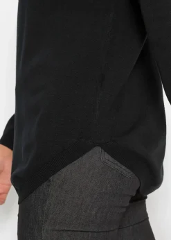 Pull en fine maille de viscose mélangée