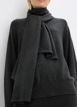 Pull en fine maille de viscose mélangée