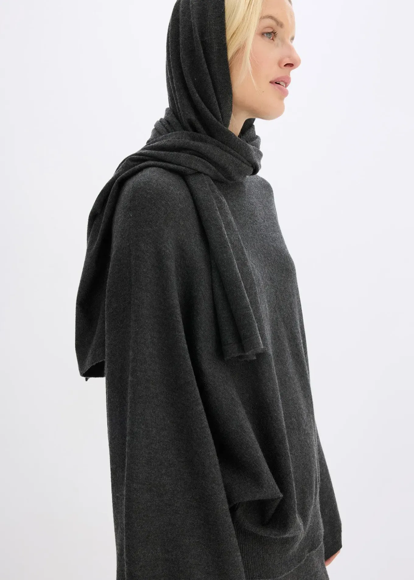 Pull en fine maille de viscose mélangée