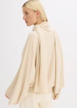 Pull en fine maille de viscose mélangée