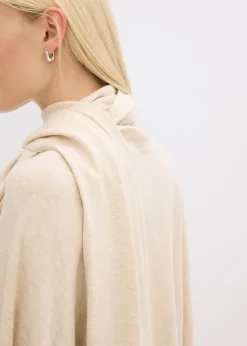 Pull en fine maille de viscose mélangée