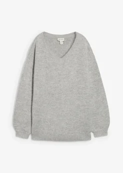 Pull en fine maille douce à manches ballon