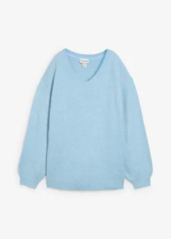 Pull en fine maille douce à manches ballon