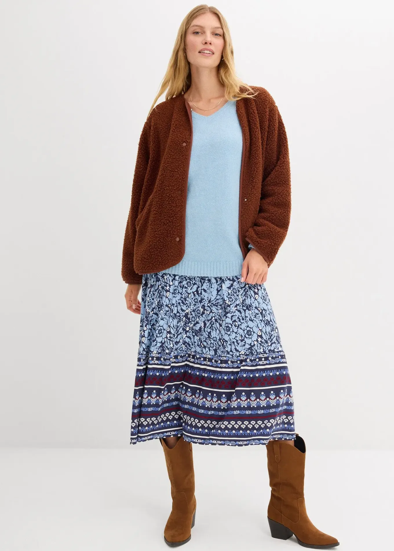 Pull en fine maille douce à manches ballon