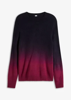 Pull en fine maille, effet dégradé