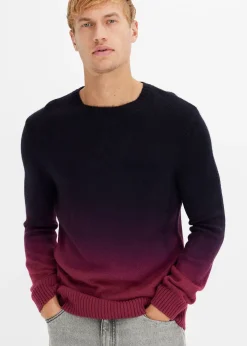 Pull en fine maille, effet dégradé