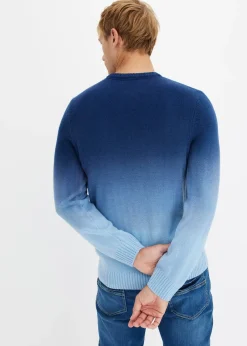 Pull en fine maille, effet dégradé