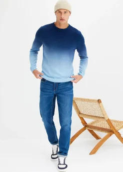 Pull en fine maille, effet dégradé