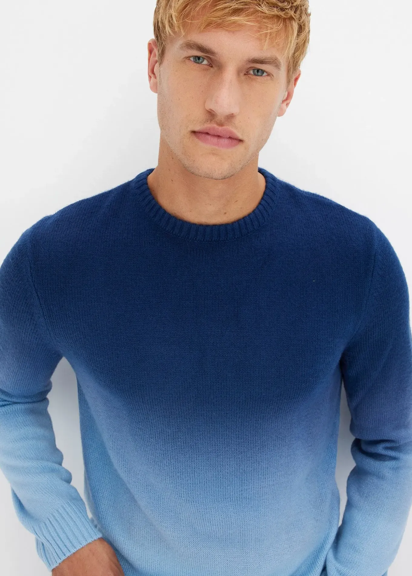 Pull en fine maille, effet dégradé