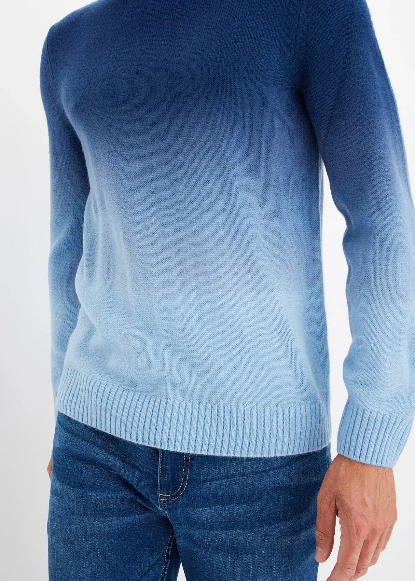 Pull en fine maille, effet dégradé