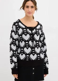 Pull en fine maille jacquard