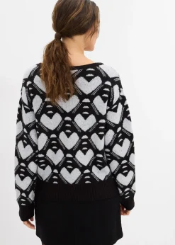 Pull en fine maille jacquard