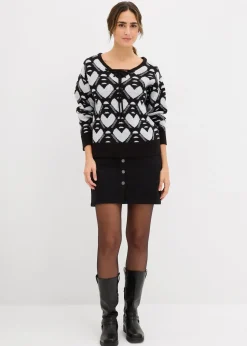 Pull en fine maille jacquard