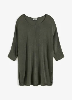 Pull en fine maille manches 3/4