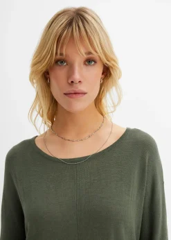 Pull en fine maille manches 3/4