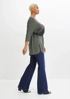 Pull en fine maille manches 3/4