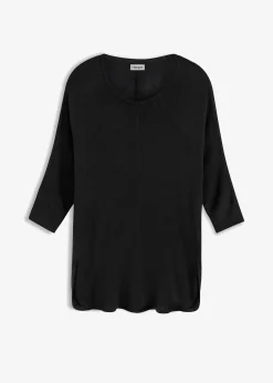 Pull en fine maille manches 3/4