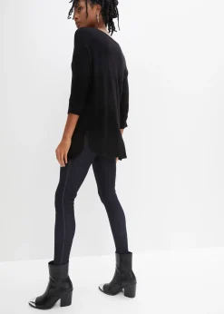 Pull en fine maille manches 3/4