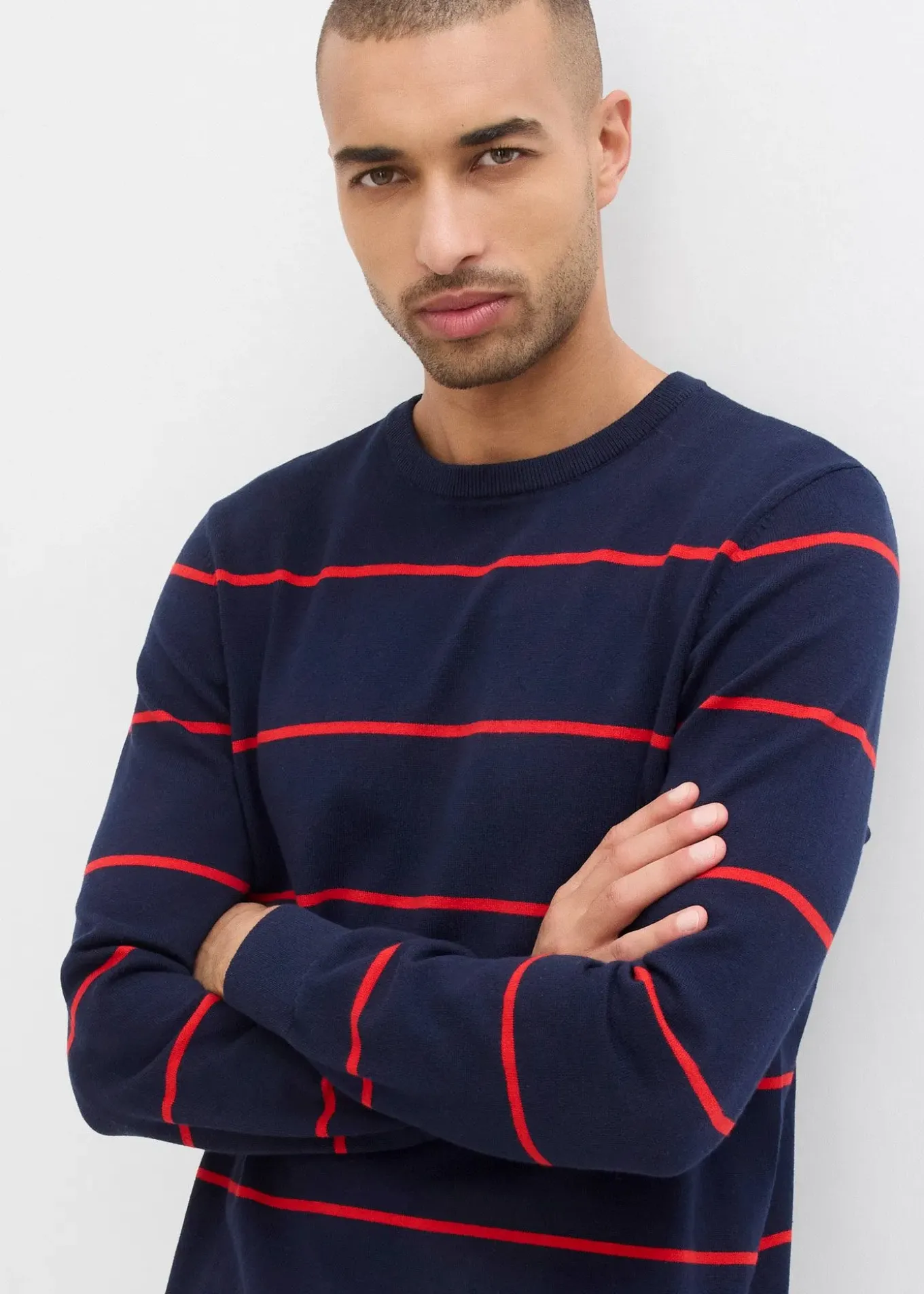 Pull en fine maille, regular