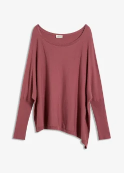 Pull en fine maille, viscose majoritaire