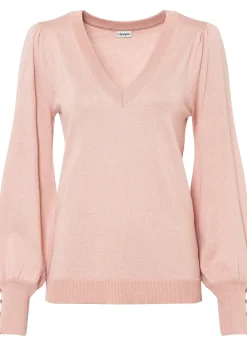 Pull en fine maille, viscose majoritaire