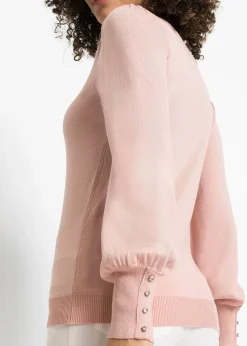 Pull en fine maille, viscose majoritaire