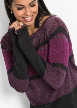 Pull en fine maille, viscose majoritaire